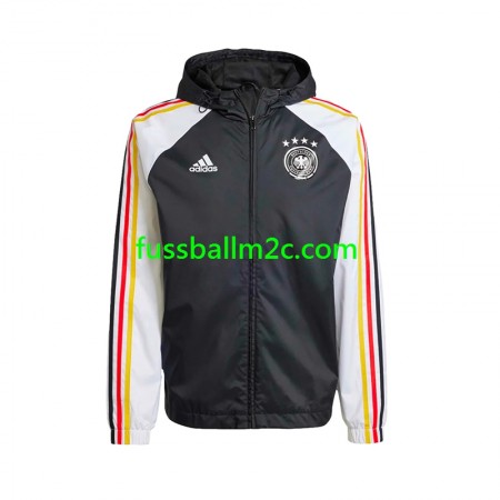 Deutschland Schwarz Windrunner Jacke 2024-2025 Deutschland Schwarz Windrunner Jacke 2024-2025